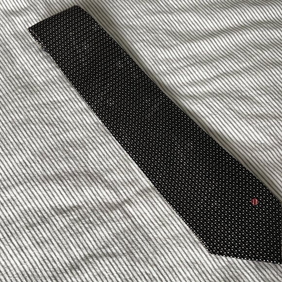 Ermenegildo Zegna Vintage 100% Silk Tie Made in Italy - Picture 5 of 7